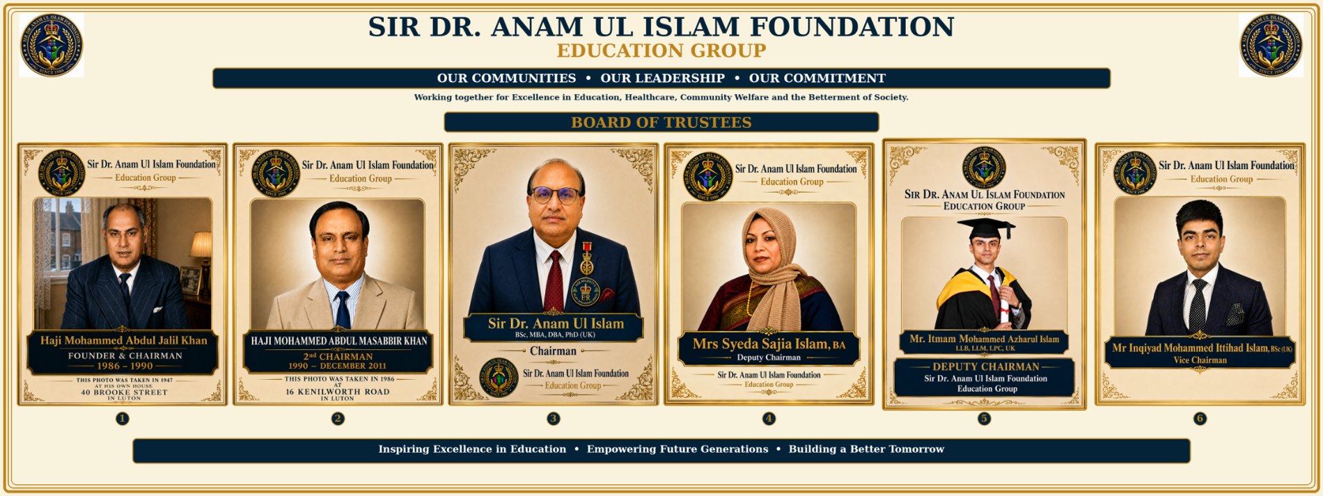 Original Foundation Board of Trustees photograph